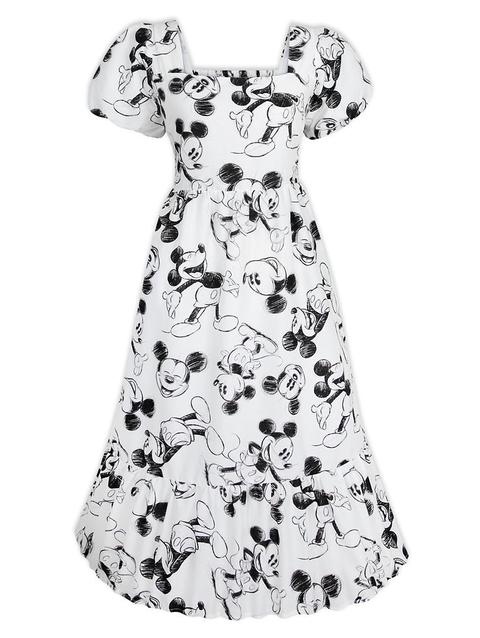 Mickey Mouse Sketch Art Dress for Women