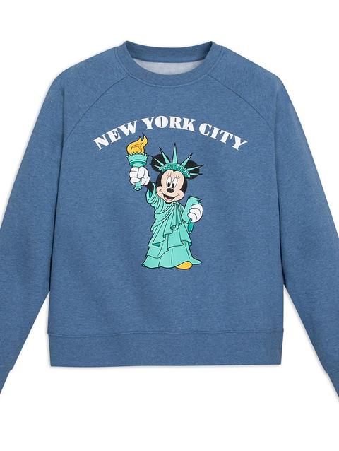 Minnie Mouse Statue of Liberty Pullover Sweatshirt for Women – New York City