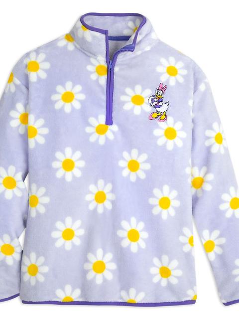 Daisy Duck 1/4 Zip Fleece Jacket for Women