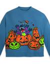 Stitch Halloween Pullover Sweatshirt for Women