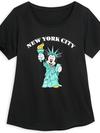 Minnie Mouse Statue of Liberty Fashion T-Shirt for Women – New York City