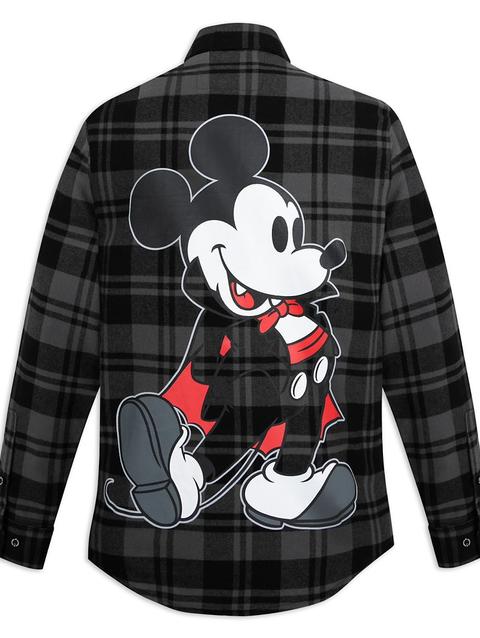 Mickey Mouse Halloween Flannel Shirt for Adults by Cakeworthy