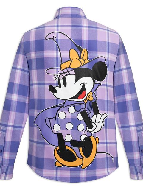 Minnie Mouse Halloween Flannel Shirt for Adults by Cakeworthy - Exclusive