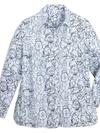 Mickey and Minnie Mouse Sketch Button Down Shirt for Women