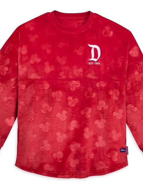 Mickey Mouse Icon Plush Spirit Jersey for Adults – Disneyland – Red