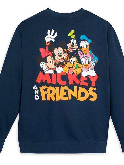 Mickey Mouse and Friends Pullover Sweatshirt for Adults