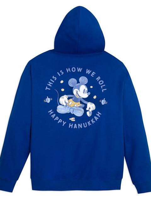 Mickey Mouse Hanukkah Pullover Hoodie for Adults