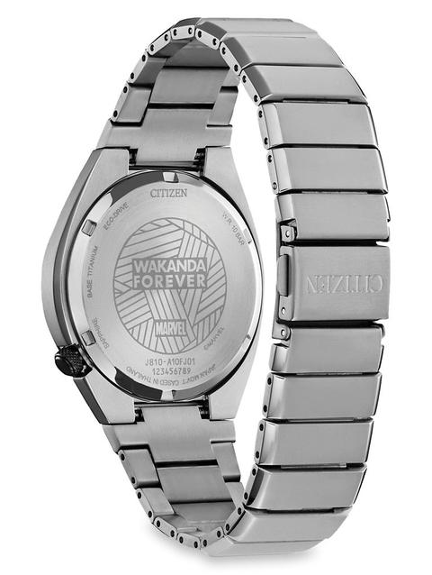 Black Panther Super Titanium Eco-Drive Watch for Adults by Citizen