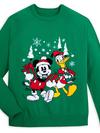 Mickey Mouse and Donald Duck Holiday Sweater for Adults