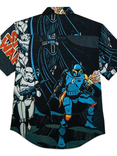 Star Wars ''Space In-Vaders'' Button Down Shirt for Adults by RSVLTS