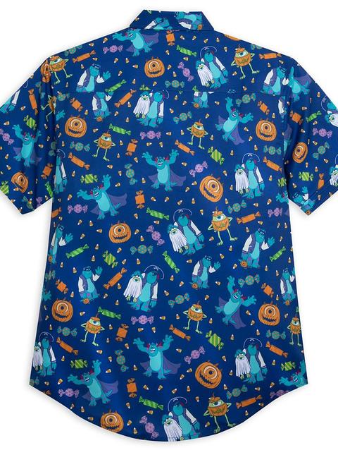 Monsters University Halloween Woven Shirt for Men by RSVLTS