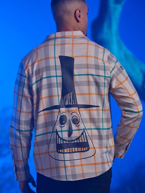 Mayor Flannel Shirt for Adults by Cakeworthy – The Nightmare Before Christmas – Exclusive