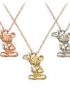 Mickey Mouse Figure Diamond Necklace – 18 Karat