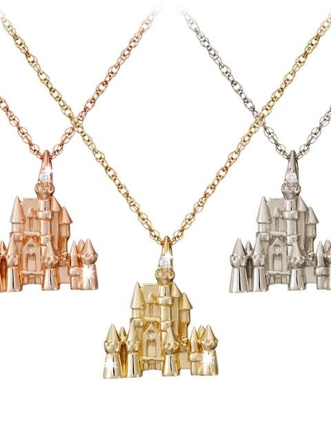 Disney Castle Necklace – 18 Karat Gold and Diamond