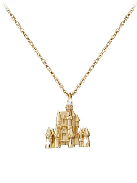 Disney Castle Necklace – 18 Karat Gold and Diamond