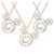 Diamond Swirl Mickey Mouse Necklace – 14K