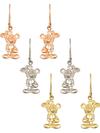 Mickey Mouse Earrings – Diamond and 14K