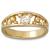 Diamond Mickey Mouse Icon Ring for Men – 14K Yellow Gold