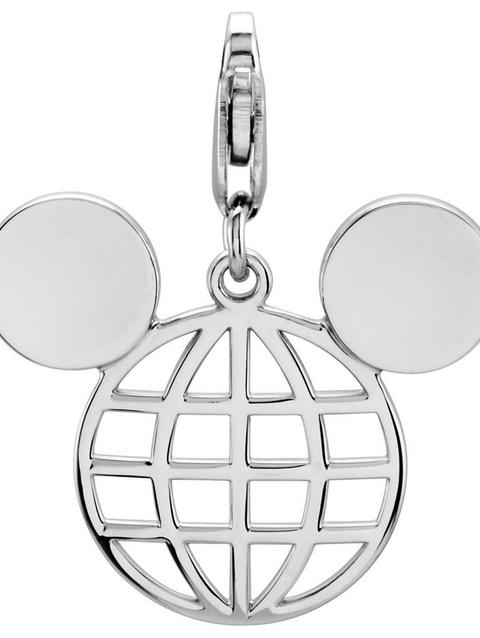 Mickey Mouse Globe Icon Charm