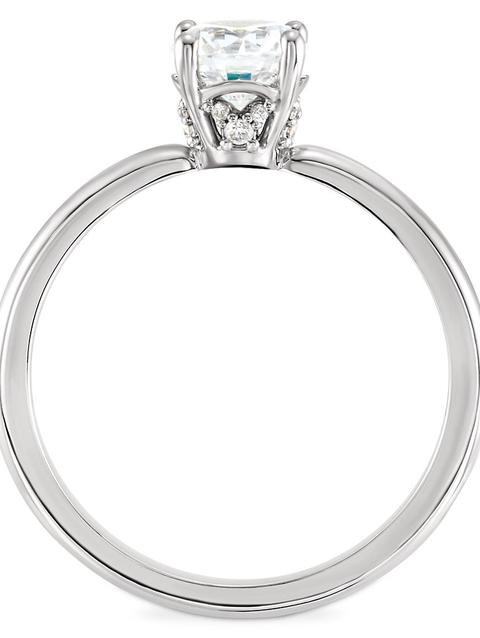 Mickey Mouse Fairy Tale Solitaire Diamond Engagement Ring