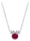 Minnie Mouse Birthstone Necklace by CRISLU – Platinum