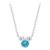 Minnie Mouse Birthstone Necklace for Kids by CRISLU – Platinum