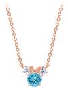 Minnie Mouse Birthstone Necklace for Kids by CRISLU – Rose Gold