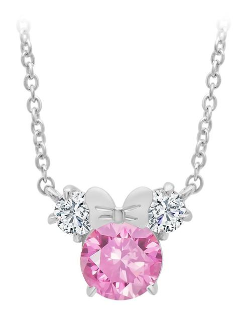 Minnie Mouse Necklace for Kids by CRISLU – Pink