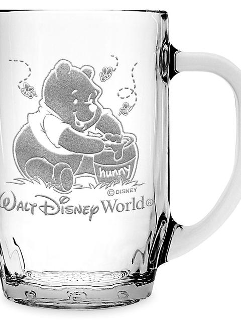 Winnie the Pooh Glass Mug by Arribas – Personalized