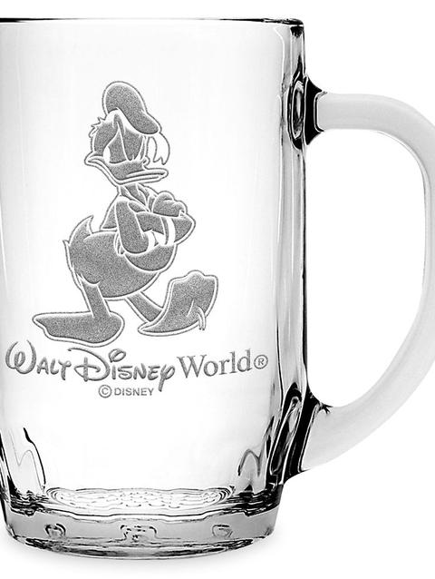 Donald Duck Glass Mug by Arribas – Large – Personalized