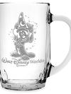 Sorcerer Mickey Mouse Glass Mug by Arribas – Large – Personalized