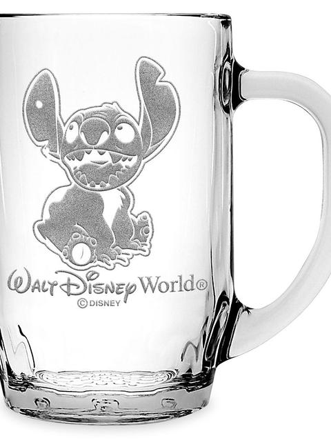 Stitch Glass Mug by Arribas – Large – Personalized