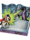 Prince Phillip and Maleficent as Dragon Storybook Figure by Jim Shore – Sleeping Beauty