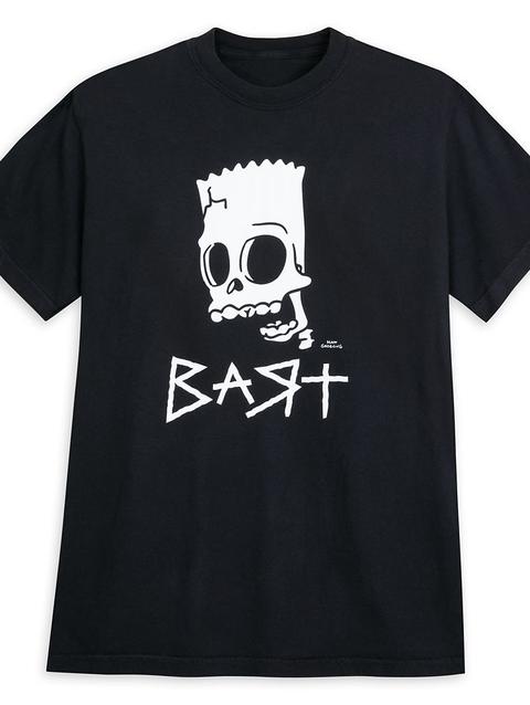 Bart Simpson Skull Halloween T-Shirt for Adults – The Simpsons: Treehouse of Horror