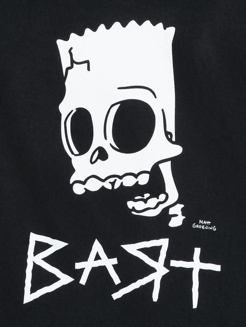 Bart Simpson Skull Halloween T-Shirt for Adults – The Simpsons: Treehouse of Horror